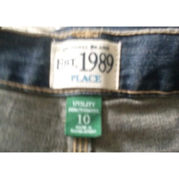 Original Brand Est. 1989 Place Boy's Jeans Size 10 Carpenter Adj Waist 27x24.5 - Picture 3 of 4